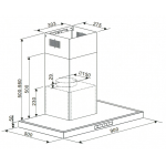 GARWOODS HT-50900S 90cm 煙導式抽油煙機 - 1000m³/hr強勁排風